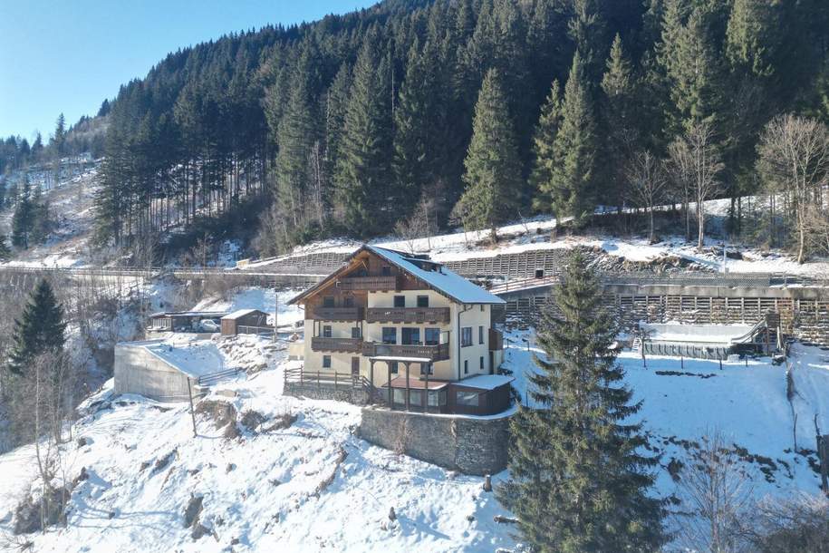 "Aussichtslage Bad Gastein" – Haus mit 4 Apartments und Eigentümerwohnung, Gewerbeobjekt-kauf, 795.000,€, 5640 Sankt Johann im Pongau