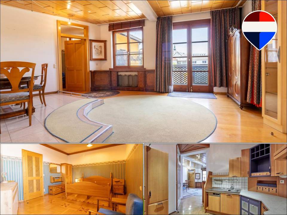 3-Zimmer-Wohnung mit Balkon und idealem Raumkonzept für Homeoffice