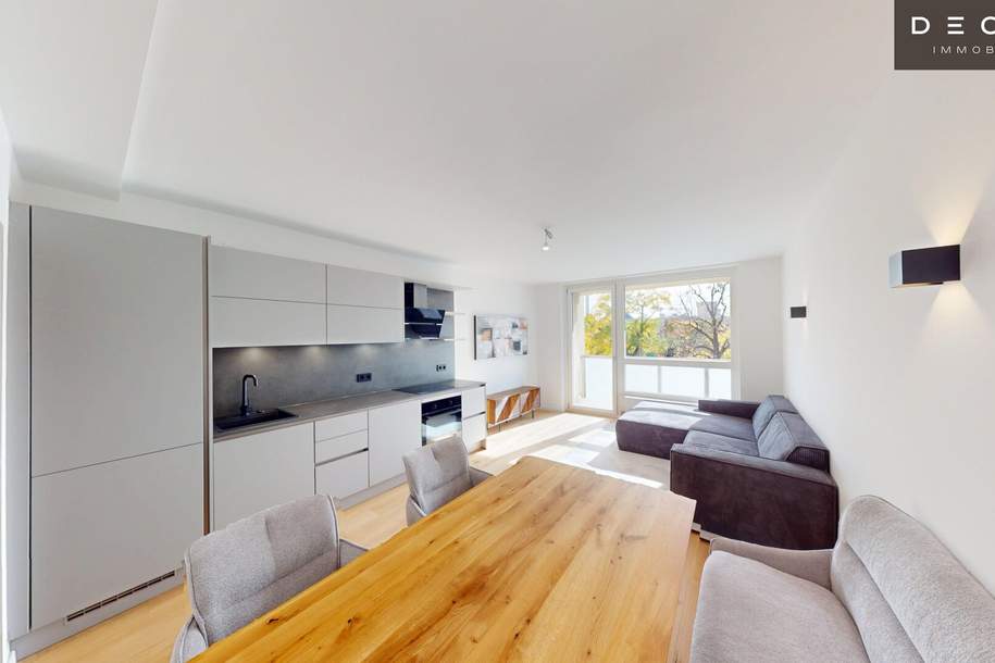 MODERNER ERSTBEZUG MIT LOGGIA UND GRÜNBLICK | KÜCHE & MÖBEL INKLUSIVE, Wohnung-kauf, 549.000,€, 1030 Wien 3., Landstraße