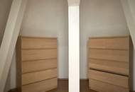 Einzigartige 105 m² große Dachgeschoss Wohnung mit Fernblick // zentrale Lage 1040 // Planstudie DG Ausbau