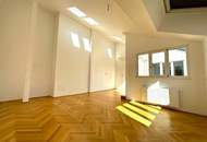 BÖRSE-NÄHE, klimatisiertes 98 m2 Dachgeschoss mit 9 m2 Terrasse, 3 Zimmer, Extraküche, 2 Bäder, Gonzagagasse