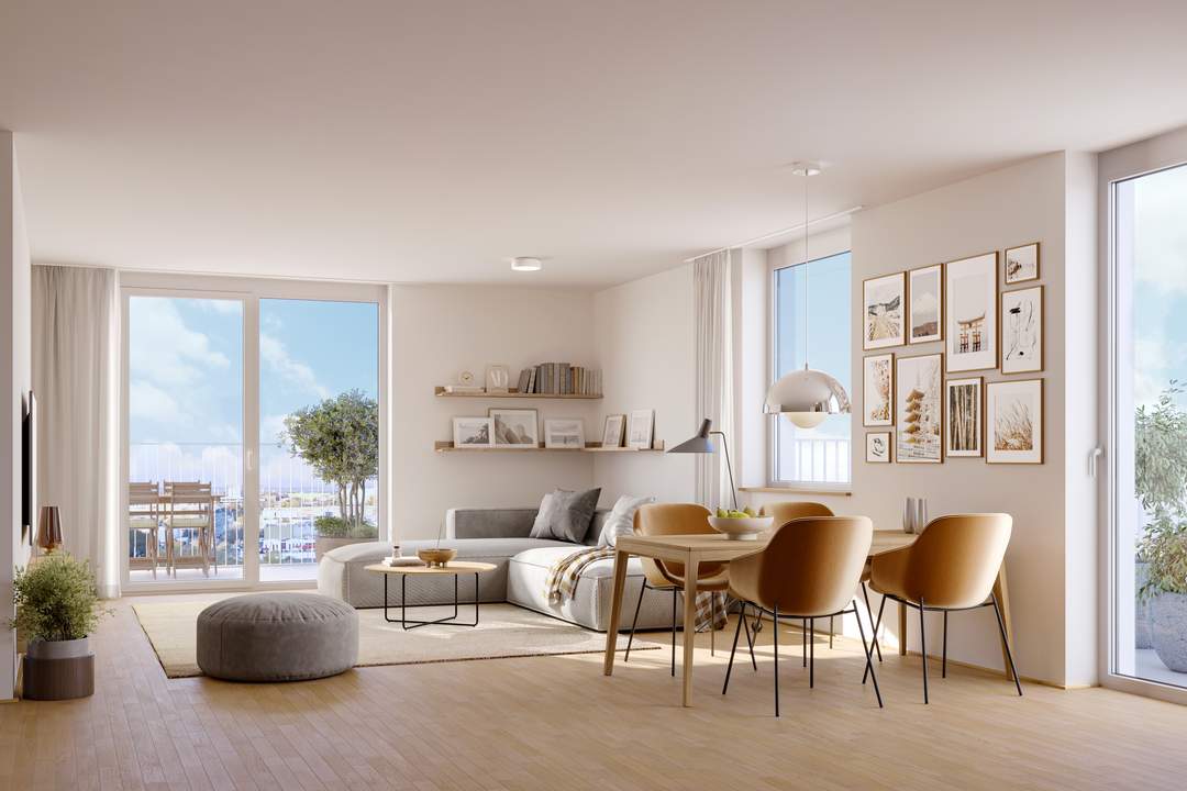 Maßgeschnittene 4-Zimmer Wohnung und Büro im Erstbezug (Top 2/61+A)