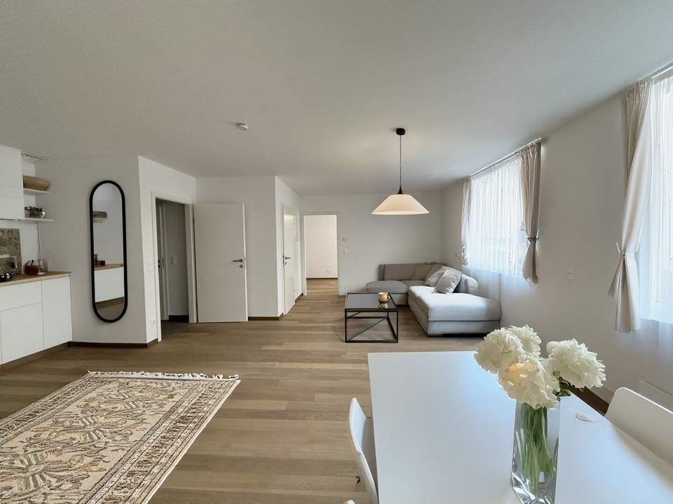 AIRBNB möglich - Neubau-Erstbezug – 3-Zimmer-Wohnung mit moderner Ausstattung & perfekter Anbindung & Garagenstellplatz optional