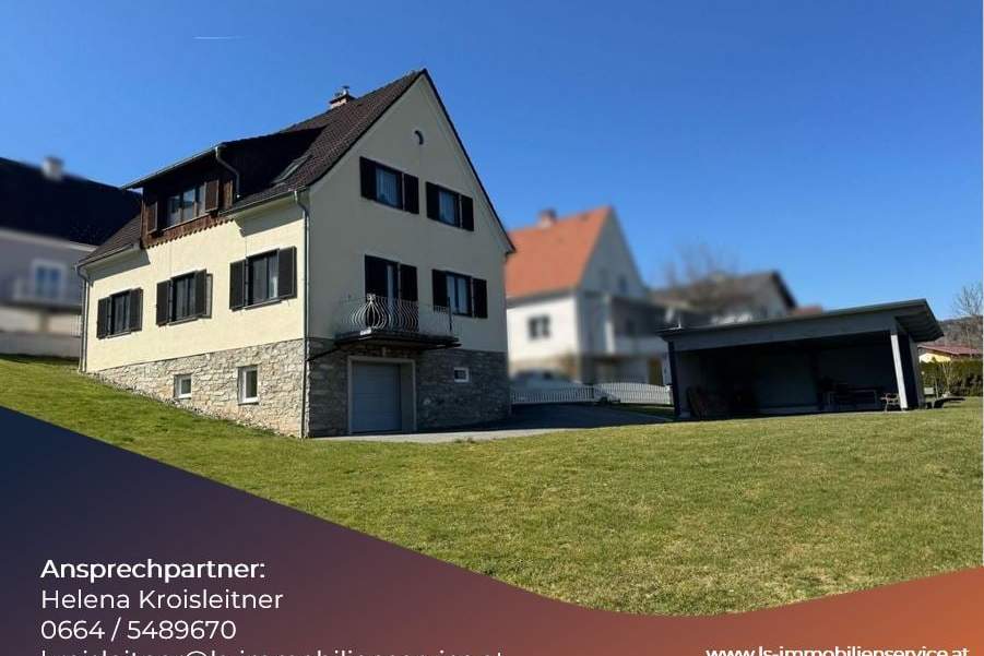 Gepflegtes und geräumiges Ein- bzw. Zweifamilienhaus in Rohrbach a.d. Lafnitz!, Haus-kauf, 240.000,€, 8234 Hartberg-Fürstenfeld