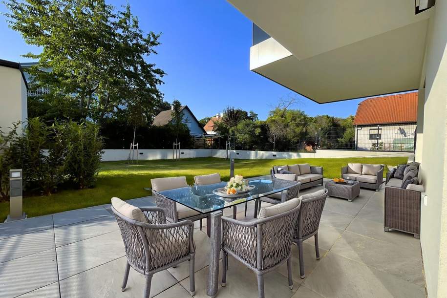 Stilvoll wohnen, großzügig leben! Helle 3-Zimmer-Wohnung mit großem Garten – Ihr Rückzugsort in grüner Umgebung und bester Infrastruktur., Wohnung-kauf, 527.000,€, 1210 Wien 21., Floridsdorf