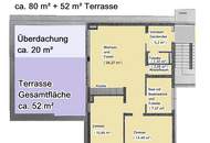 traumhafte Eigentumswohnung 81 m² plus 52 m² Dachterrasse mit Blick über St. Veit/Glan und Carport