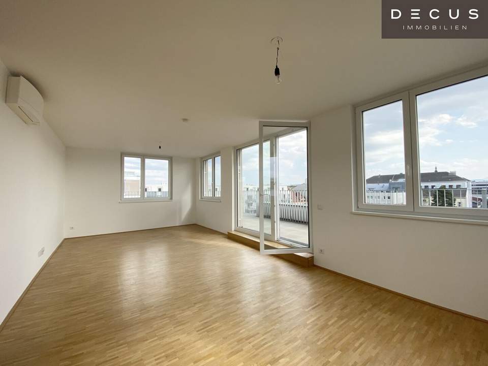 | KLIMAANLAGE | 3-ZIMMER | LUXUS IM HERZEN DER STADT | TRAUMHAFTE DG-WOHNUNG | 50M² TERRASSE