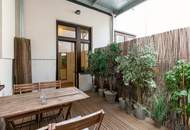 Vollmöblierte Citywohnung | Komplett hofseitig mit Terrasse | Ideal auch als Pied-à-terre | Nähe Schlossquadrat