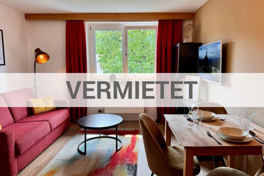 VERMIETET! Kurzzeitmiete: Gemütliche 2-Zimmer-Wohnung in Zell am See – Ideal als Personalwohnung, Wohnung-miete, 980,00,€, 5700 Zell am See