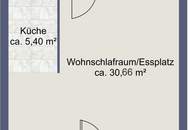 Gemütliche 1-Zimmer-Wohnung mit Balkon