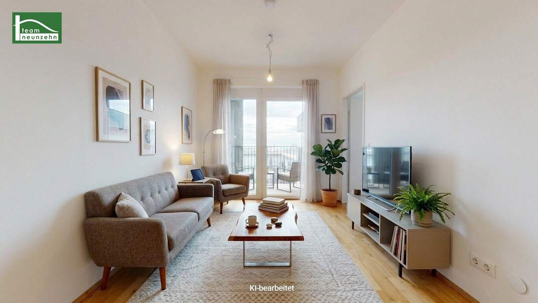 Moderner Wohnkomfort nahe dem Grazer Stadtzentrum - Attraktive 3-Zimmer-Wohnung mit geräumiger Freifläche im Brauquartier!