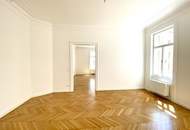 Museumsquartier: Erstbezug: Elegante 5,5 Zimmer-Altbauwohnung mit Balkon