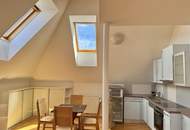 Lichtdurchflutete Dachgeschoss-Maisonette mit Galerie und großzügiger 29 m² Dachterrasse