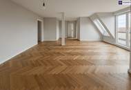 Exklusive 4-Zimmer-Dachgeschosswohnung in revitalisiertem Altbauhaus – Stilvolles Wohnen mit Dachterrasse, Fischgrätparkett, Klimaanlage & Luftwärmepumpe auf modernstem Stand