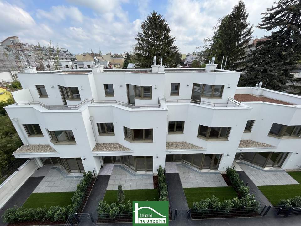 INVESTMENT! BEREITS FERTIGGESTELLT! 2 HOCHWERTIGE NEUBAU-TOWNHOUSES! MIT GÄRTEN UND TERRASSEN IM HOFTRAKT!! 3 GARAGEN und KÜCHEN INKLUDIERT! - JETZT ZUSCHLAGEN