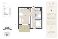 2-Zimmer-Wohnung mit Loggia und Balkon
