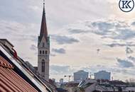 Luxus-Dachgeschosswohnung mit Galerie und zwei Terrassen in bester Lage des 9. Bezirks