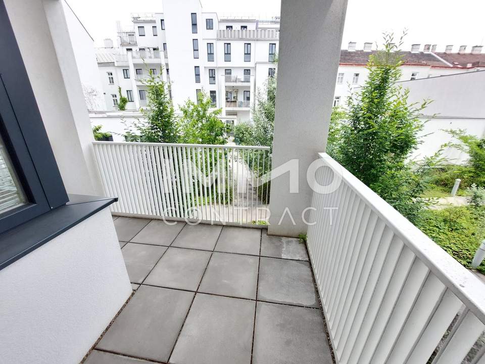 Ruhige Innenhoflage: Zwei-Zimmer-Balkon-Wohnung in Stadlau Langobardengasse 11w3