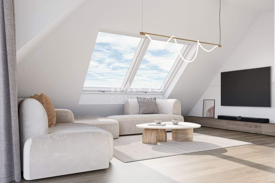 Dachgeschoßwohntraum! 3 Zimmer und Blick in den ruhig gelegenen Innenhof!, Wohnung-kauf, 202.400,€, 1160 Wien 16., Ottakring