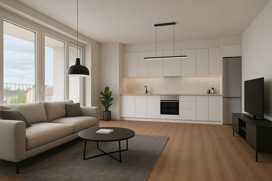 2-Zimmer-Wohnung mit Dachterrasse im FRIEDRICH, Wohnung-miete, 759,20,€, 4320 Perg