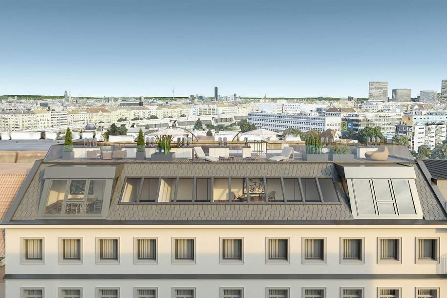 Baubewilligter Rohdachboden mit tollem Ausblick und Balkon-Option Nähe U5-Station "Matzleinsdorfer Platz"!, Wohnung-kauf, 299.000,€, 1100 Wien 10., Favoriten