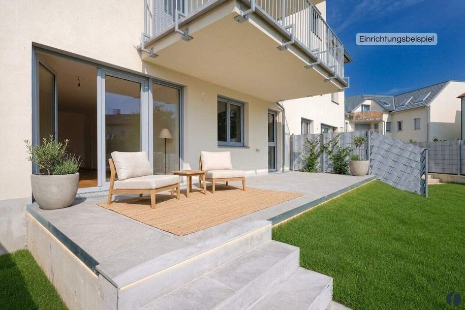 Provisionsfrei! 3-Zimmer Neubauwohnung mit großem Eigengarten, Wohnung-kauf, 449.000,€, 3430 Tulln