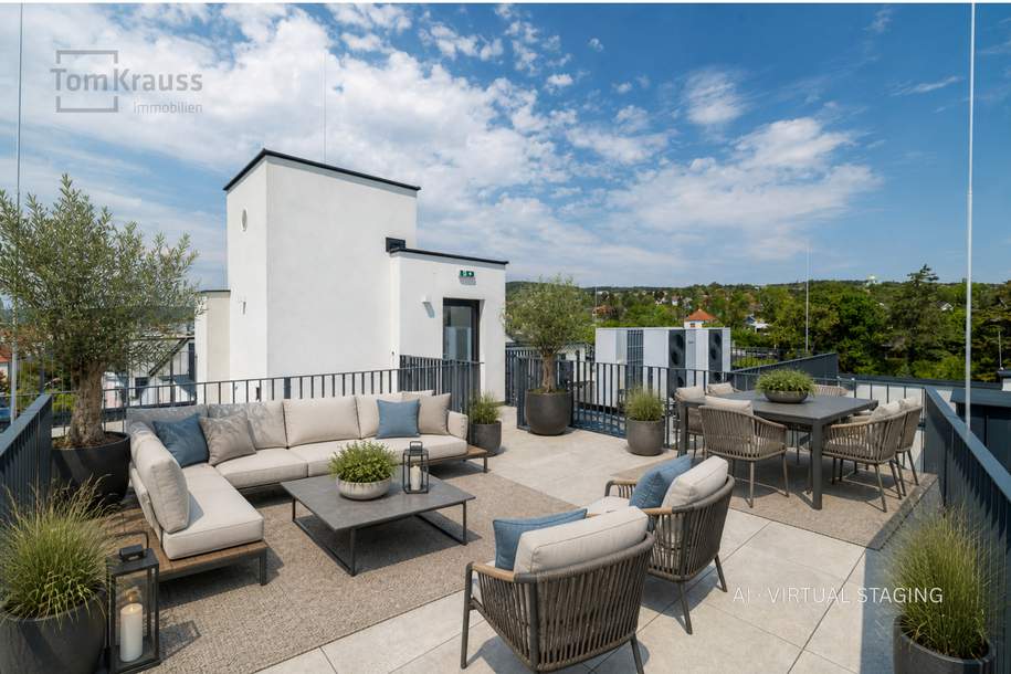 PENTHOUSE MIT ZWEI DACHTERRASSEN Licht. Freiraum. Weitblick., Wohnung-kauf, 1.270.000,€, 1140 Wien 14., Penzing