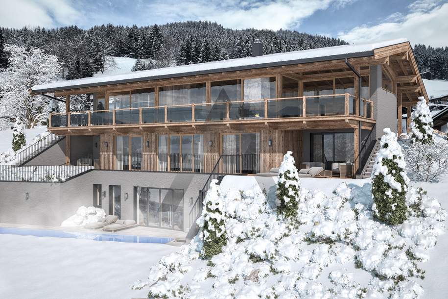 "The Heritage" Einzigartiges Neubau Luxus-Chalet in unverbauter Ausblickslage, Haus-kauf, 6370 Kitzbühel