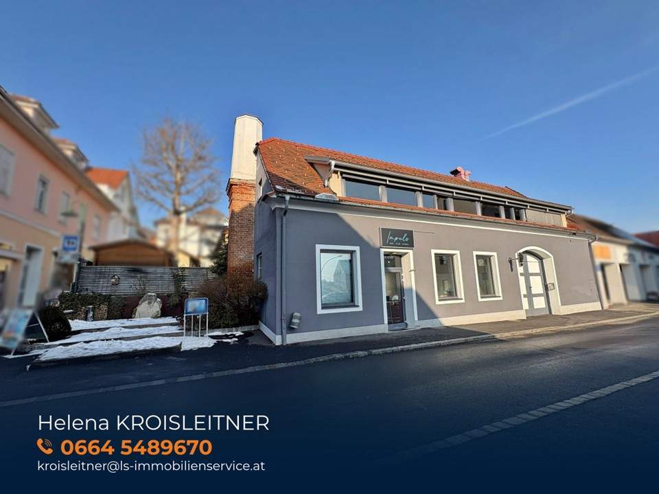 Großzügiges Geschäftslokal über 2 Ebenen mit Potenzial inkl. renovierungsbedürftiger Wohnung - Ideal auch als Eventlocation!