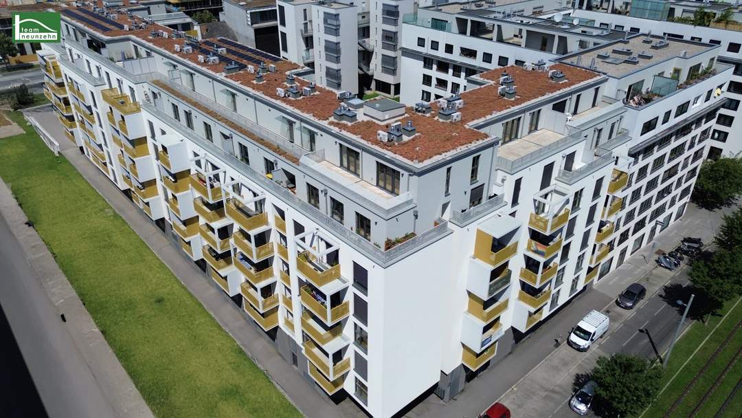 Zu Fuß zur U1 Kagran und zur Alten Donau. Hochwertige Neubauwohnungen in sehr guter Lage. Mit Balkon oder Terrasse! Garagenplatz noch möglich! Fertig gestellt und sofort bewohnbar!