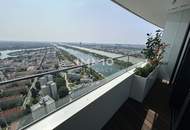 Atemberaubender Weitblick auf die Donau! 44.Stock! Erstbezug!