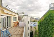 Nähe Hannovermarkt: Herrliche Dachgeschoßwohnung + Klimatisiert + Terrasse + Teilweise Fernblick + Hofruhelage