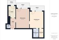 Traumhafte 2-Zimmer-Wohnung mit 3 Loggien in 1110 Wien – ab 785€ Kreditrate/Monat