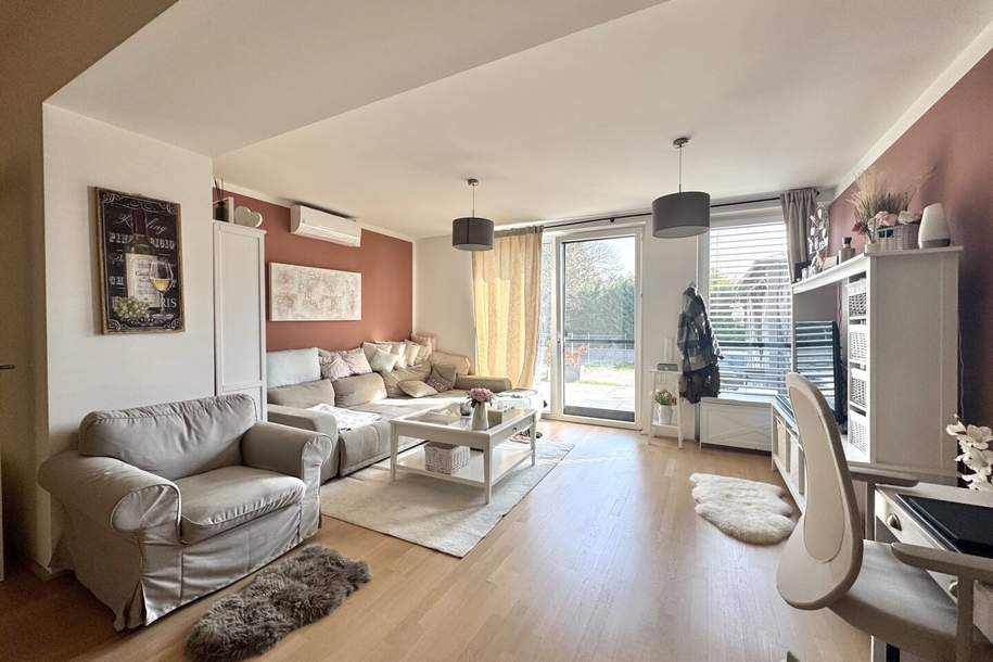 Ansprechendes Wohnen mit viel Platz - Erdgeschoss mit großzügiger Terrasse - befristet vermietet bis 04/2028, Wohnung-kauf, 599.000,€, 1110 Wien 22., Donaustadt