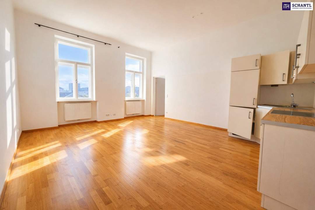 JETZT ALTBAU-TRAUM SICHERN! | 53,4 m² | Lift | Letztes Regelgeschoss