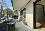 Exklusive 3-Zimmer-Neubauwohnung mit Balkon, Smart-Steuerung, Pool im Garten & Tiefgarage
