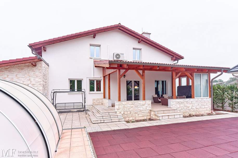 Wohnhaus, Pool, Garage, Klima, Haus-kauf, 698.000,€, 2230 Gänserndorf