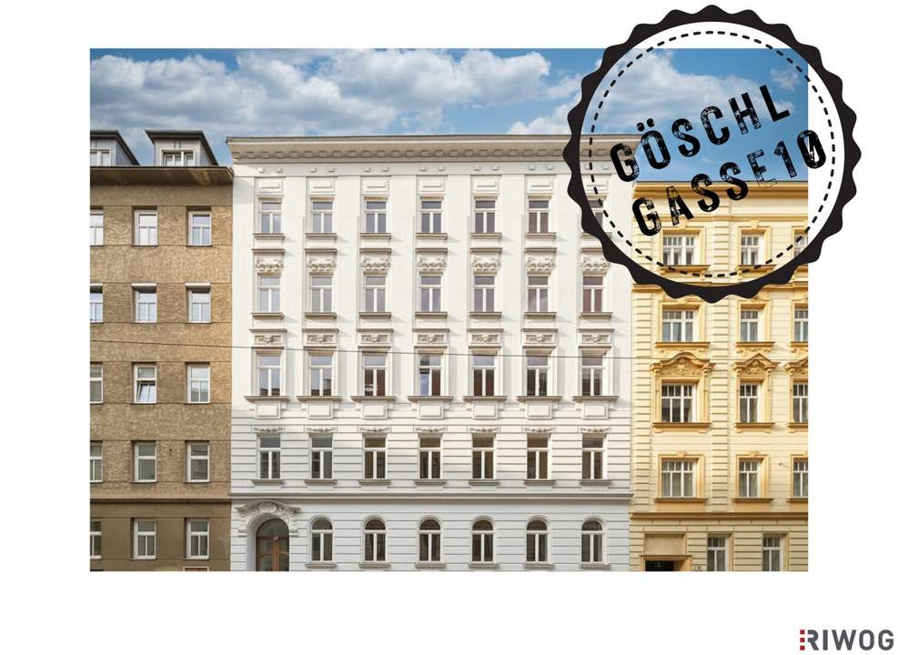 Helle 3-Zimmer Altbauwohnung mit separater Küche | Balkonerrichtung inkludiert