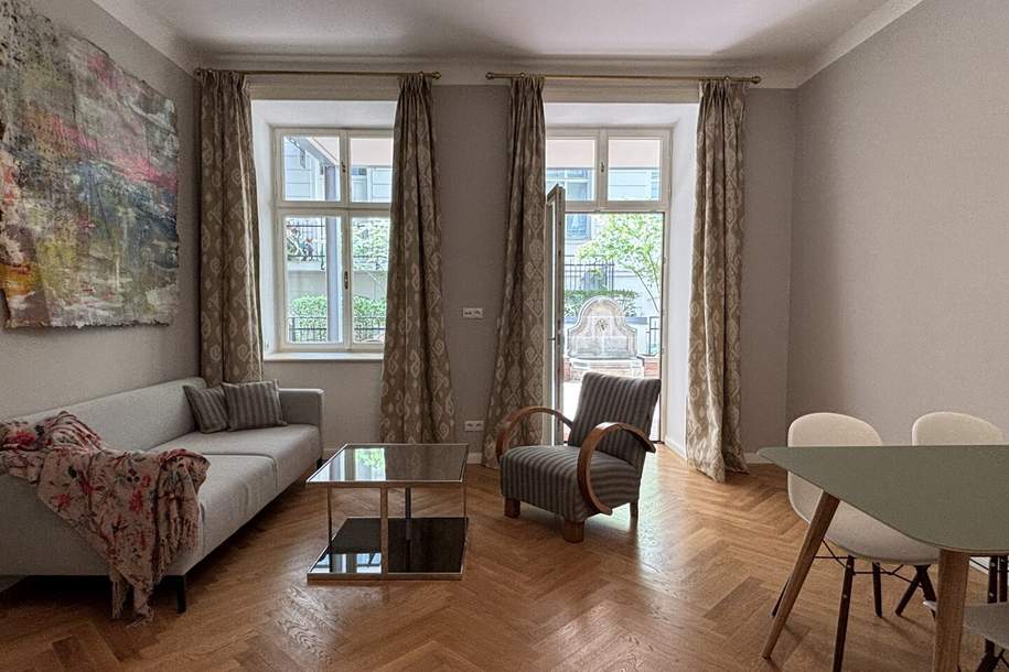 Exclusive 3-Zimmer-Gartenwohnung im Palais nahe Belvedere, Wohnung-miete, 2.390,00,€, 1040 Wien 4., Wieden