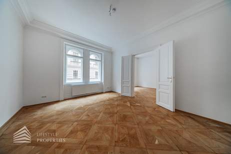 Elegante 3-Zimmer Altbauwohnung mit Balkon, Nähe Karlsplatz, Wohnung-miete, 1.959,21,€, 1040 Wien 4., Wieden
