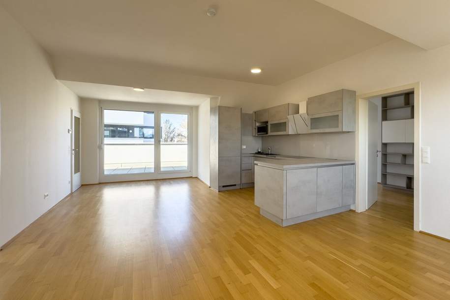 EXKLUSIVLAGE AN DER ALTEN DONAU - 3 Terrassen - Blick auf die Alte Donau, Wohnung-kauf, 569.000,€, 1220 Wien 22., Donaustadt