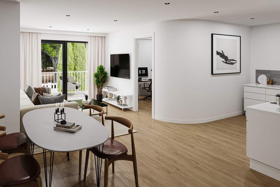 3 Zimmerwohnung im Erstbezug mit 2 Balkonen ausgestattet, Wohnung-kauf, 369.000,€, 1210 Wien 21., Floridsdorf