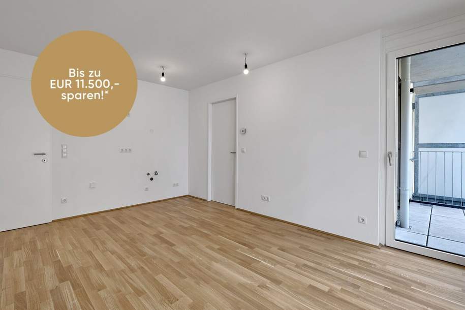 SCHNELL SEIN >> gut durchdachte 2-Zimmer Wohnung mit perfekter Anbindung >> sofort bezugsbereit, Wohnung-kauf, 284.900,€, 1210 Wien 22., Donaustadt