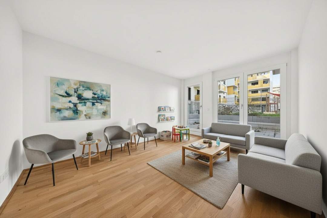 Moderne Ordination zur Miete / Praxisfläche nahe U1 Kagran – 78 m²