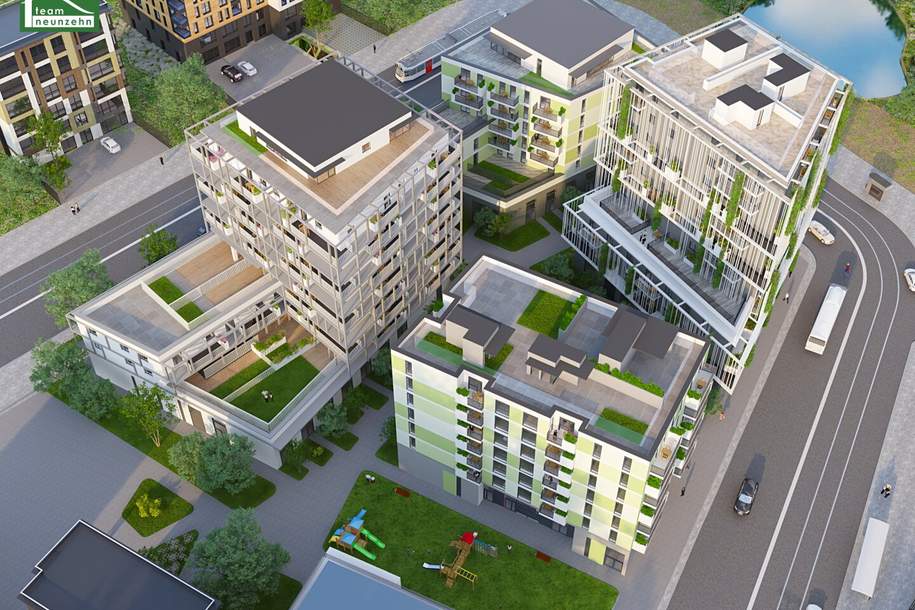 Wohnen im Grünen – Ihr exklusiver Wohntraum an der Alten Donau – PROVISIONSFREI für den Käufer! - JETZT ANFRAGEN, Wohnung-kauf, 383.000,€, 1210 Wien 21., Floridsdorf