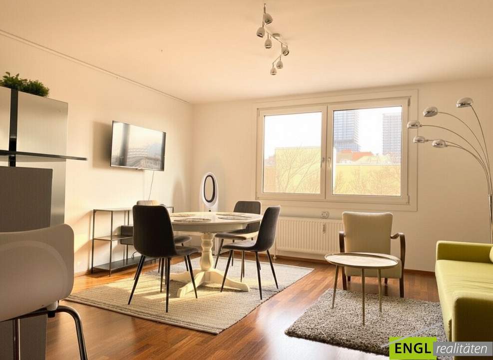 Perfekte 3-Zimmer Designwohnung für 2 Personen mit Tiefgarage und allgemeiner Terrasse Nähe U3