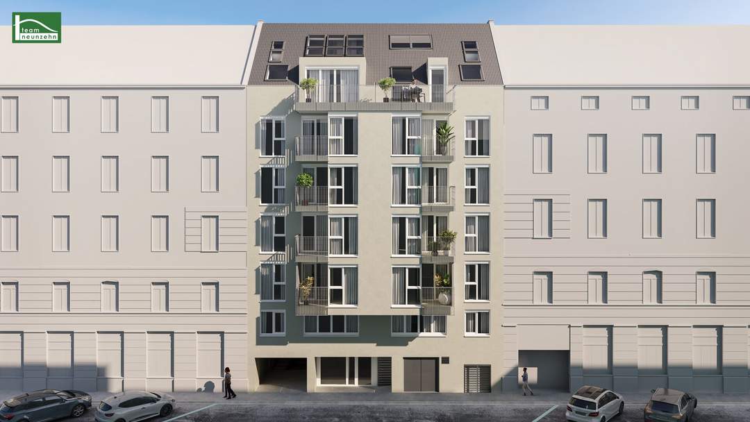 AUFLEEBEN – Modernes Wohnen mit inkludierter Einbauküche in ruhiger Seitengasse beim Paltramplatz – Ideal für Anleger!
