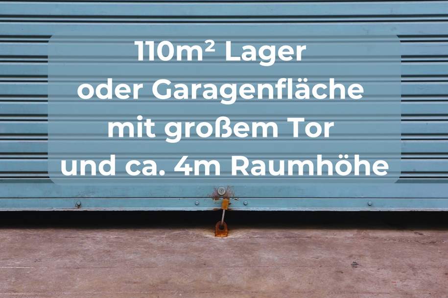 110m² Lager oder Garagenfläche, befahrbar, elektr. Tor, Strom im Zentrum von Spittal, Wohnung-miete, 720,00,€, 9800 Spittal an der Drau