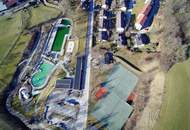Hochwertig renovierte Großraumgarcconiere mit geteiltem Schlafbereich in unmittlebarer Nähe vom Freibad und den Tennisplätzen