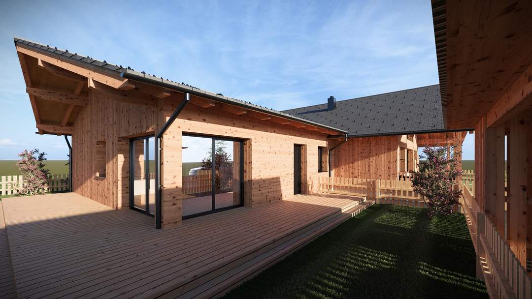 Neubau Chalet (Bungalow) - ideal zur touristischen Vermietung aber auch für Hauptwohnsitz!